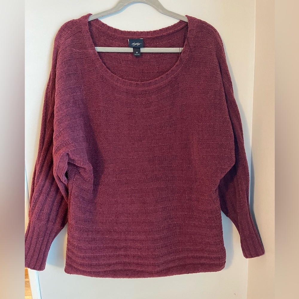Burgundy sweater